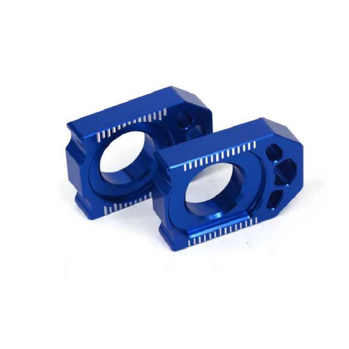 Tendeurs de chaine YAMAHA 125 250 450 YZ YZF WRF Bleu