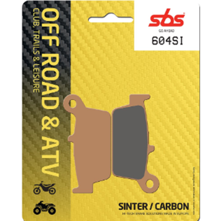 PLAQUETTES DE FREIN ARRIERE SBS 604SI YAMAHA YZF 250 01/02