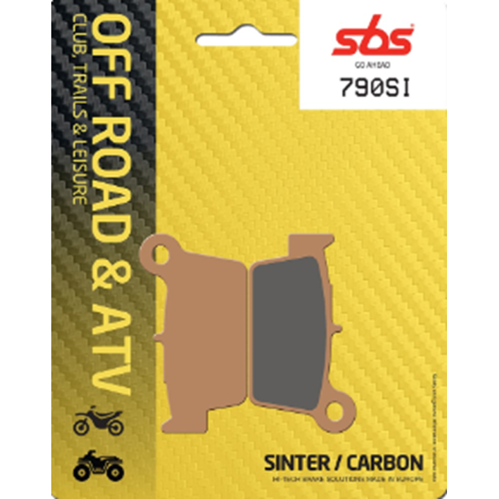 PLAQUETTES DE FREIN ARRIERE SBS 790SI YAMAHA WRF 250 03/21