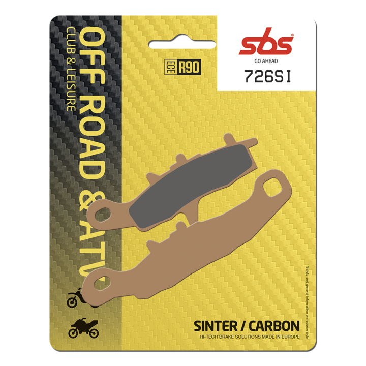 PLAQUETTES DE FREIN AVANT SBS 726SI SUZUKI RM 85 05/22