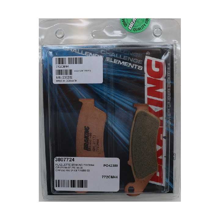 PLAQUETTES DE FREIN AVANT BRAKING SUZUKI RM 250 96/08