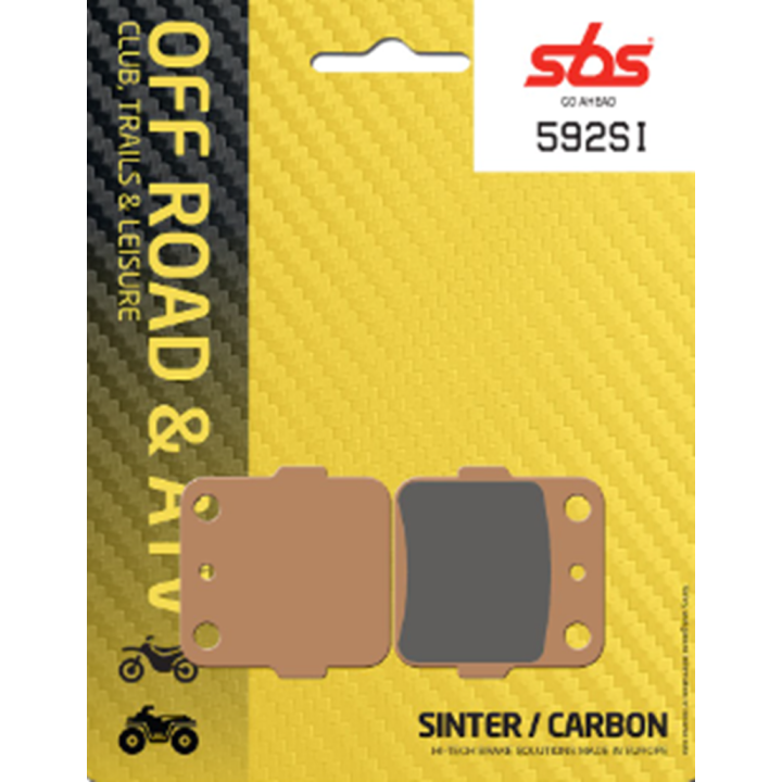 PLAQUETTES DE FREIN AVANT SBS 592SI HONDA CR 85 2003-2012