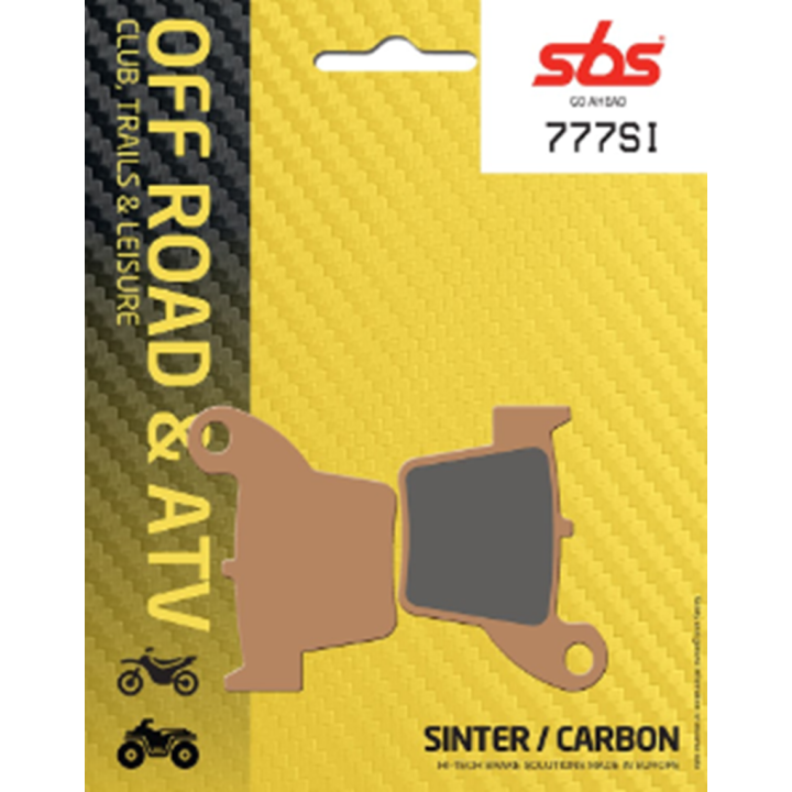 PLAQUETTES DE FREIN ARRIERE SBS 777SI HONDA CRF 450 2002-2024