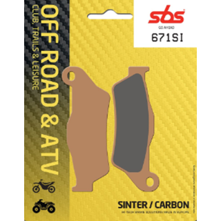 PLAQUETTES DE FREIN AVANT SBS 671SI SX 250 1996-2024