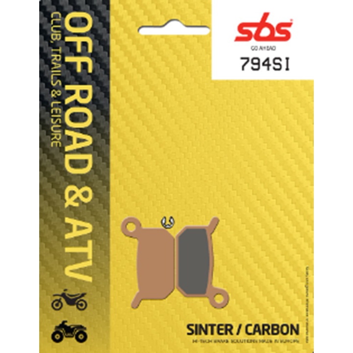 PLAQUETTES DE FREIN ARRIERE SBS 794SI KTM SX 65 2004-2008