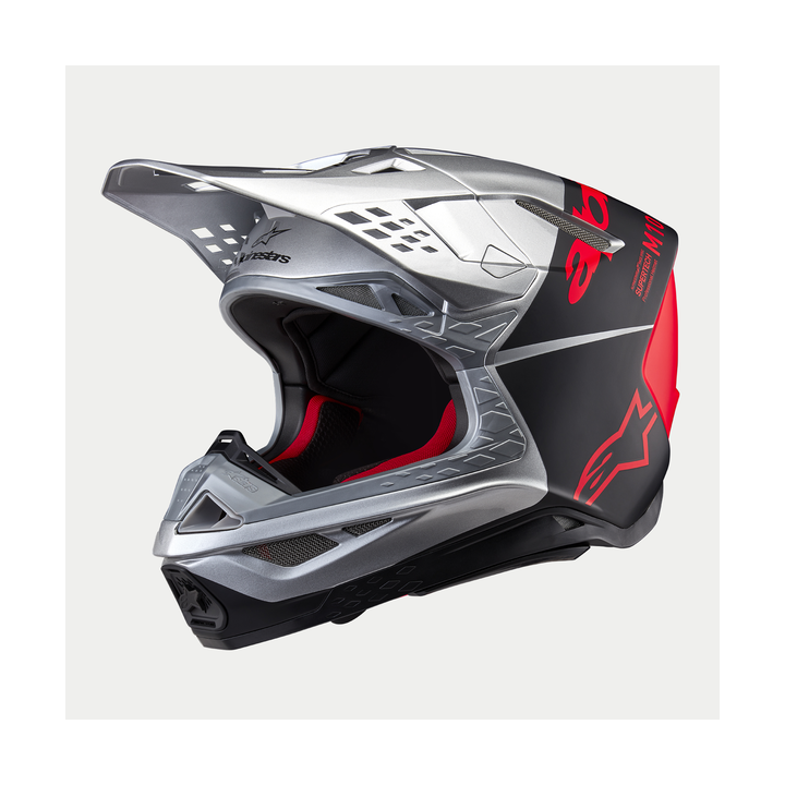Casque Alpinestars Supertech M10 Flood Argent
