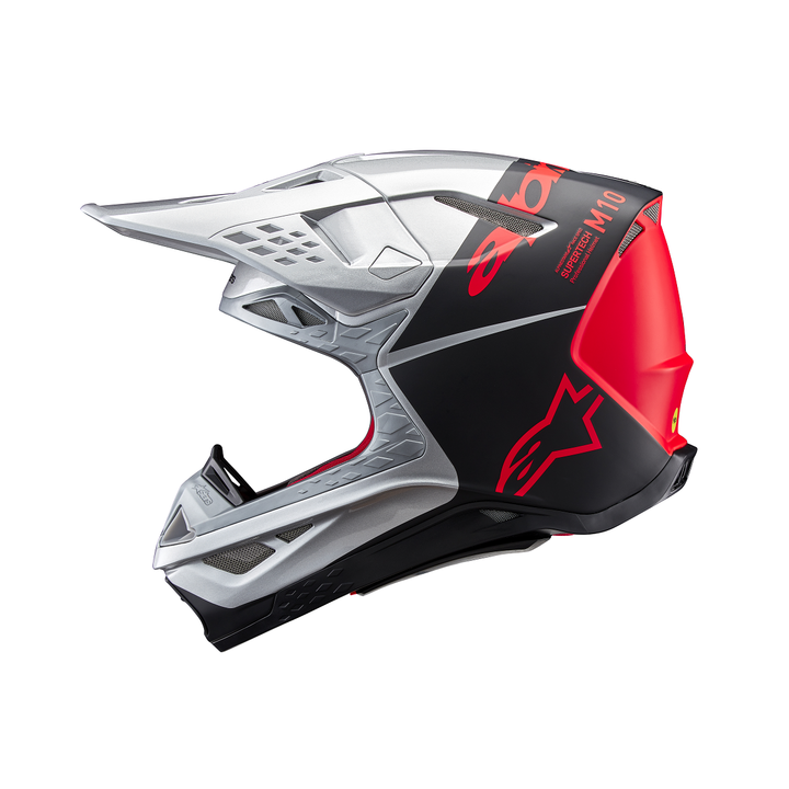 Casque Alpinestars Supertech M10 Flood Argent