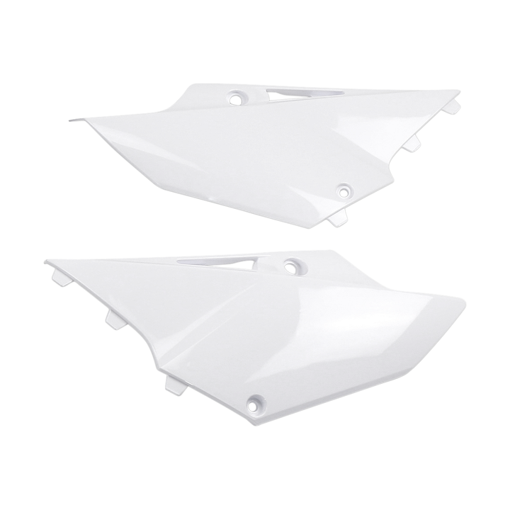 PLAQUES NUMEROS LATERALES UFO BLANCHE YAMAHA YZ 125 2015-21