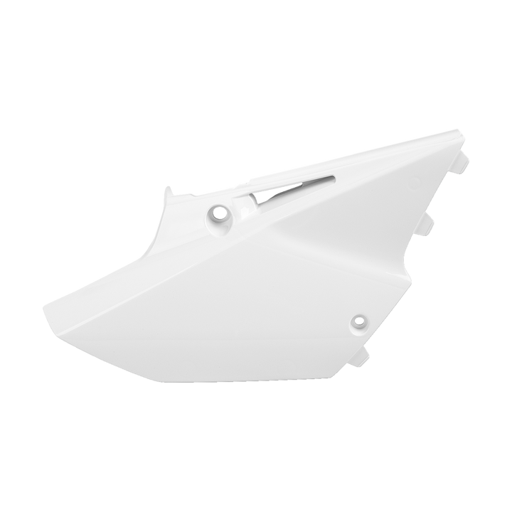PLAQUES NUMEROS LATERALES POLISPORT BLANCHES YAMAHA YZ 125 2015-23