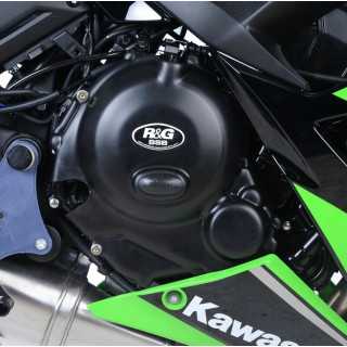 Couvre-carter droit R&G RACING Race Series noir KAWASAKI Z650abs