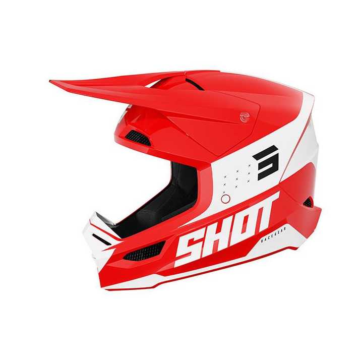 CASQUE SHOT MOTO CROSS FURIOUS LEAGUE ROUGE BRILLANT 2025 TAILLE XL