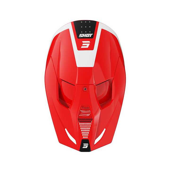 CASQUE SHOT MOTO CROSS FURIOUS LEAGUE ROUGE BRILLANT 2025 TAILLE XL