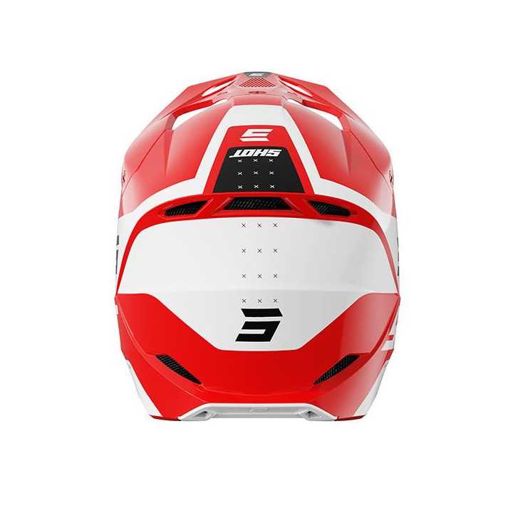 CASQUE SHOT MOTO CROSS FURIOUS LEAGUE ROUGE BRILLANT 2025 TAILLE XL