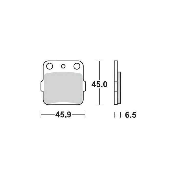 PLAQUETTES DE FREIN AVANT MOTO MASTER SINTER PRO HONDA CR 85 2003-07