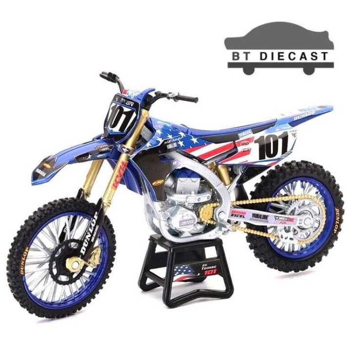 MAQUETTE MOTO CROSS YAMAHA YZ-F 450 ELI TOMAC 1/12° NEWRAY
