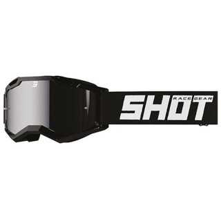LUNETTES MASQUE CROSS SHOT ASSAULT 2.0 SOLID IRIDIUM BLACK GLOSSY