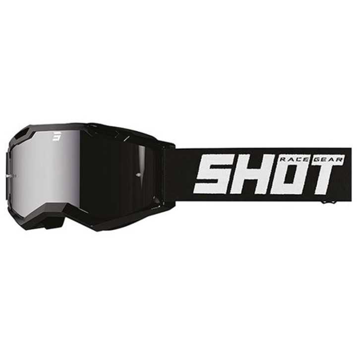LUNETTES MASQUE CROSS SHOT ASSAULT 2.0 SOLID IRIDIUM BLACK GLOSSY