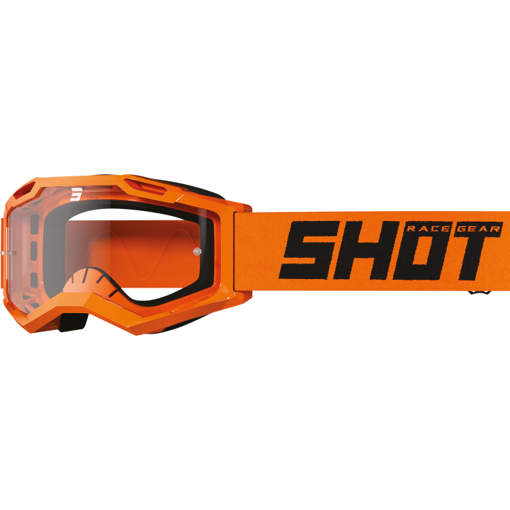 LUNETTES MASQUE CROSS SHOT SOLID NEON ORANGE GLOSSY