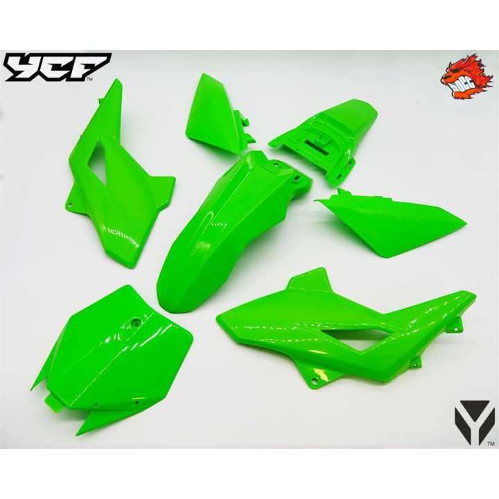KIT PLASTIQUES COMPLET POUR YCF 50 CC THERMIQUE ET ELECTRIQUE 2012-24