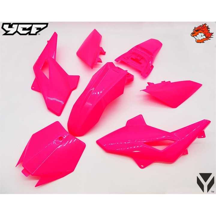 KIT PLASTIQUES CARENAGES COMPLET POUR YCF 50 CC THERMIQUE ET ELECTRIQUE 2012-25