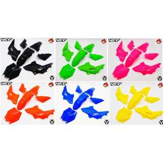 KIT PLASTIQUES COMPLET POUR YCF 50 CC THERMIQUE ET ELECTRIQUE 2012-24