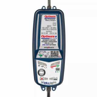 CHARGEUR OPTIMATE 5 SILVER 6V ET 12V POUR BATTERIE PLOMB