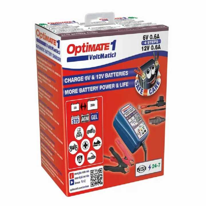 CHARGEUR OPTIMATE 1 VoltMatic BRONZE POUR BATTERIE PLOMB 6V ET 12V, 0,6A