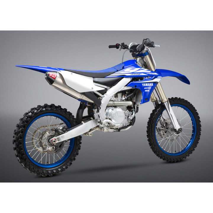 LIGNE COMPLETE YOSHIMURA USA RS4 Signature Série INOX-SILENCIEUX ALU YAMAHA YZF 450 POT D'ECHAPPEMENT 2018-2020