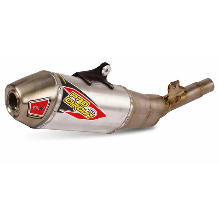 Silencieux PRO-CIRCUIT SLIP-ON EN INOX T-6 KAWASAKI KXF 2025-26