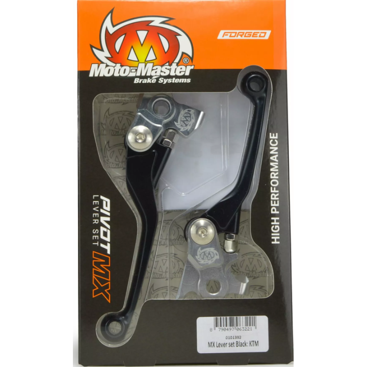 PAIRE DE LEVIERS REPLIABLE MOTO MASTER NOIR HONDA CRF 250 2007-2025