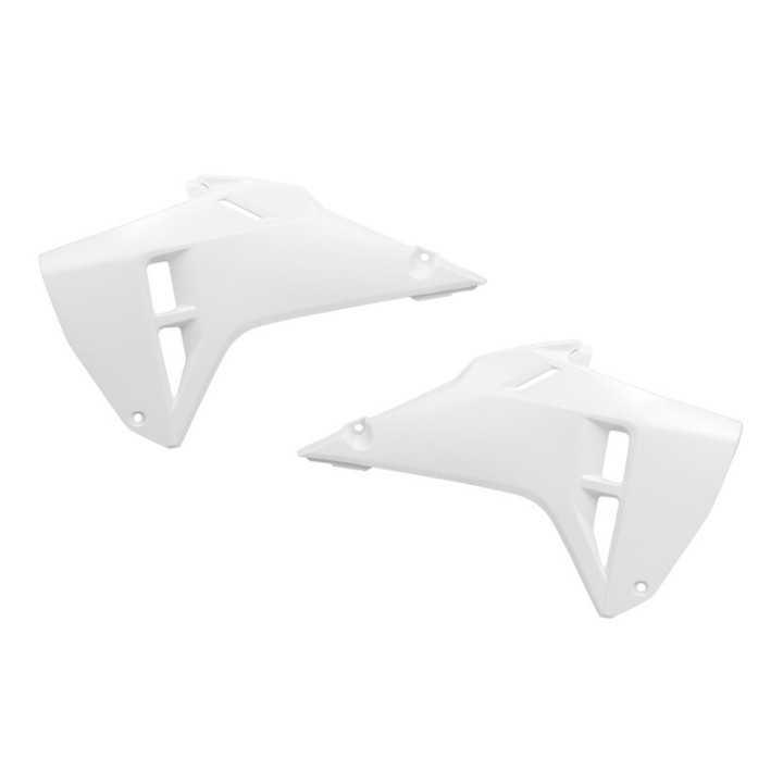 OUIES PLASTIQUES DE RADIATEUR UFO BLANCHE HONDA CRF 250 450 2025-26