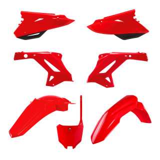 KIT PLASTIQUES POLISPORT RESTYLÉ ROUGE HONDA CR 125 250 2000-01