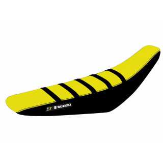 HOUSSE DE SELLE BLACKBIRD NOIRE JAUNE ZEBRA SUZUKI RMZ 450 2018-2024