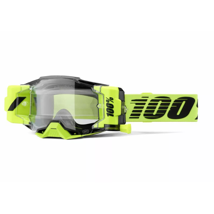 LUNETTES MASQUE 100% Armega Forecast ROLL OFF JAUNE FLUO