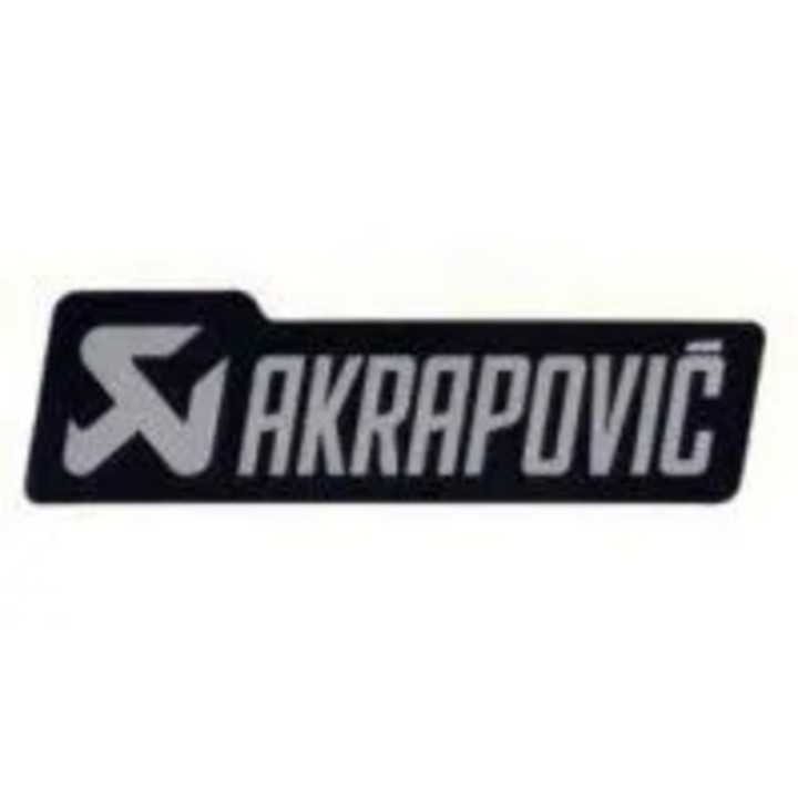 STICKER AUTOCOLLANT AKRAPOVIC MONO AL BLK