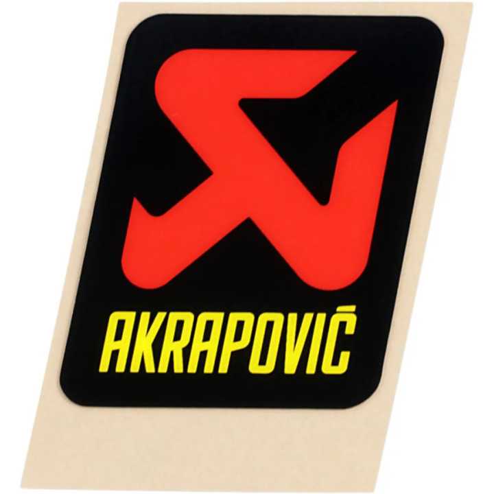 AUTOCOLLANT AKRAPOVIC VERT 95