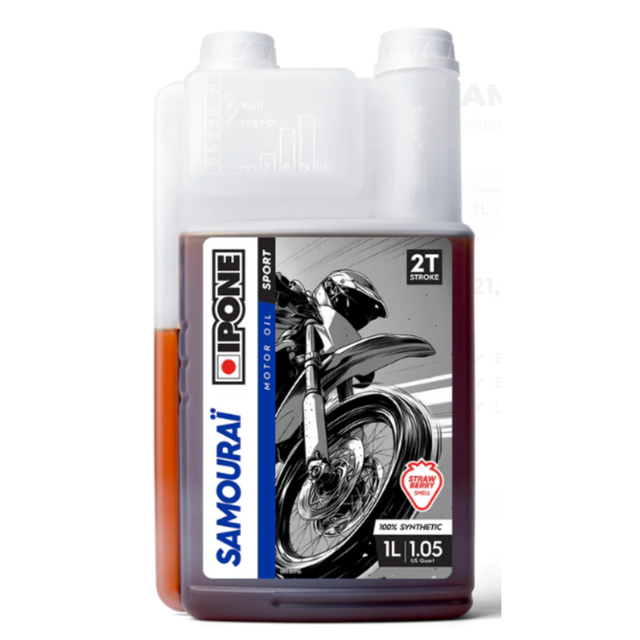 HUILE MOTEUR 2 TEMPS IPONE SAMOURAI FRAISE