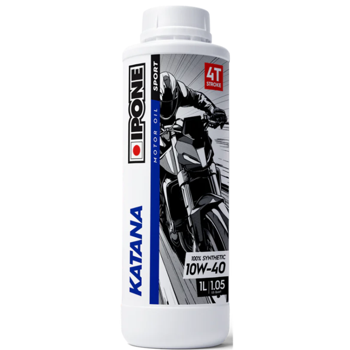 HUILE IPONE 4T KATANA ROAD 100% SYNTHETIC 10W40 1L MA2 SP