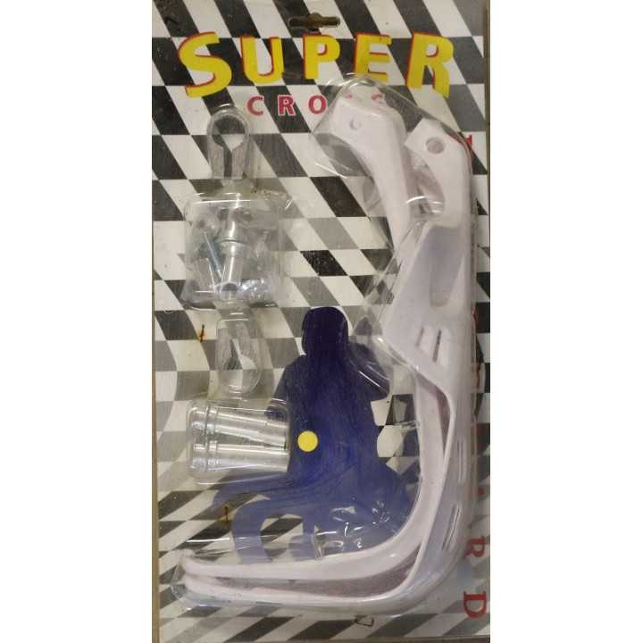 PROTEGE MAINS INTEGRAL BLANC AERO STYLING CROSS VIPER AVEC FIXATIONS