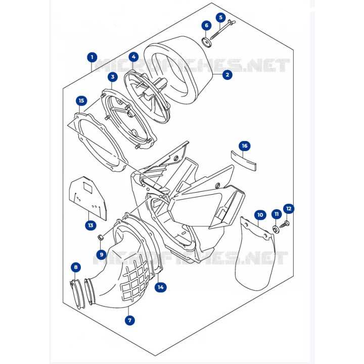PLAQUE DE BOITE A AIR SUZUKI 125 250 450 RM RMZ D'ORIGINE