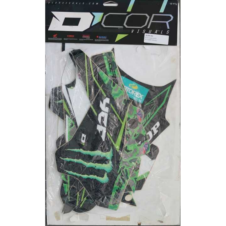 KIT DÉCORATION YCF 16 CAMO MONSTER PILOT 125 et PILOT 150 SM 150 de 2016 et 2017 FACTORY SP1 SP2 SP3 de 2016