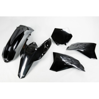 KIT PLASTIQUES CARENAGE UFO NOIR KTM SXF 250 450 2007-2010