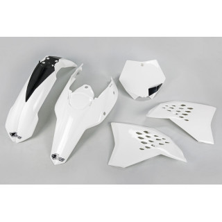 KIT PLASTIQUES CARENAGE UFO BLANC SX 125 250 09/10
