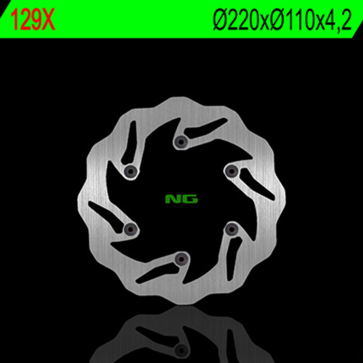 DISQUE DE FREIN ARRIERE A PETALES WAVE NG KTM SX 250 93/17