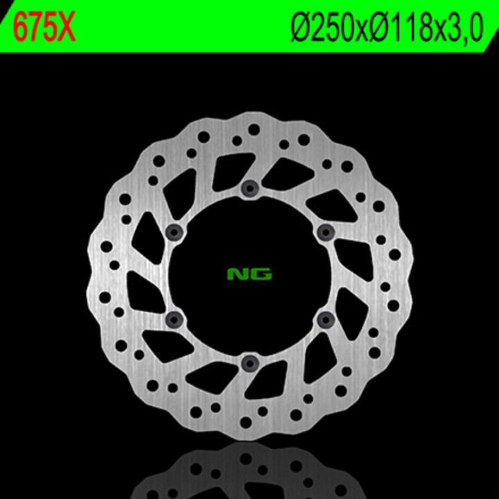 DISQUE DE FREIN AVANT A PETALES WAVE NG YAMAHA YZF 250 01/15