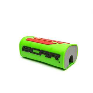MOUSSE DE GUIDON CROSS SCAR DESIGN 3D VERTE POUR GUIDON SANS BARRE
