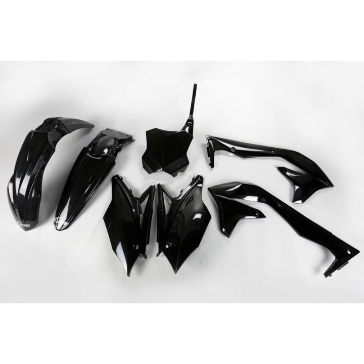 KIT PLASTIQUES CARENAGE UFO NOIR KXF 450 16/17