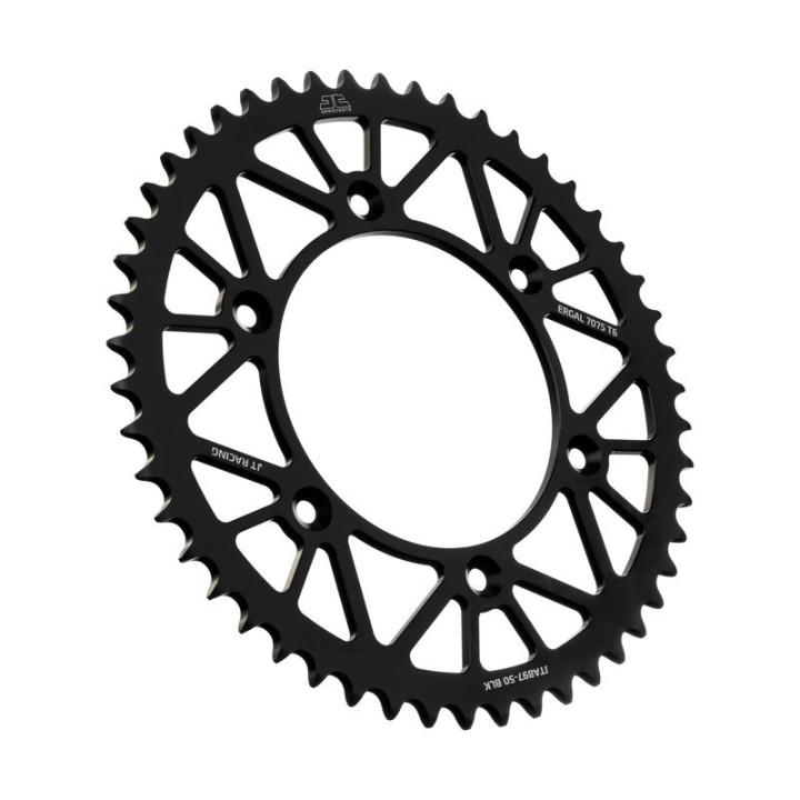 Couronne JT SPROCKETS 48 dents alu ultra-light anti-boue pas 520 type 897 KTM SX-250 2005-16