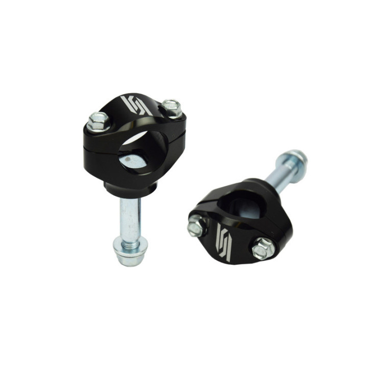 Pontets de guidon SCAR Ø28.6mm +30mm pour té de fourche d'origine Kawasaki KXF 250 450