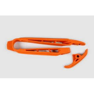 PATIN DE BRAS OSCILLANT UFO ORANGE KTM SXF 450 2007-2010